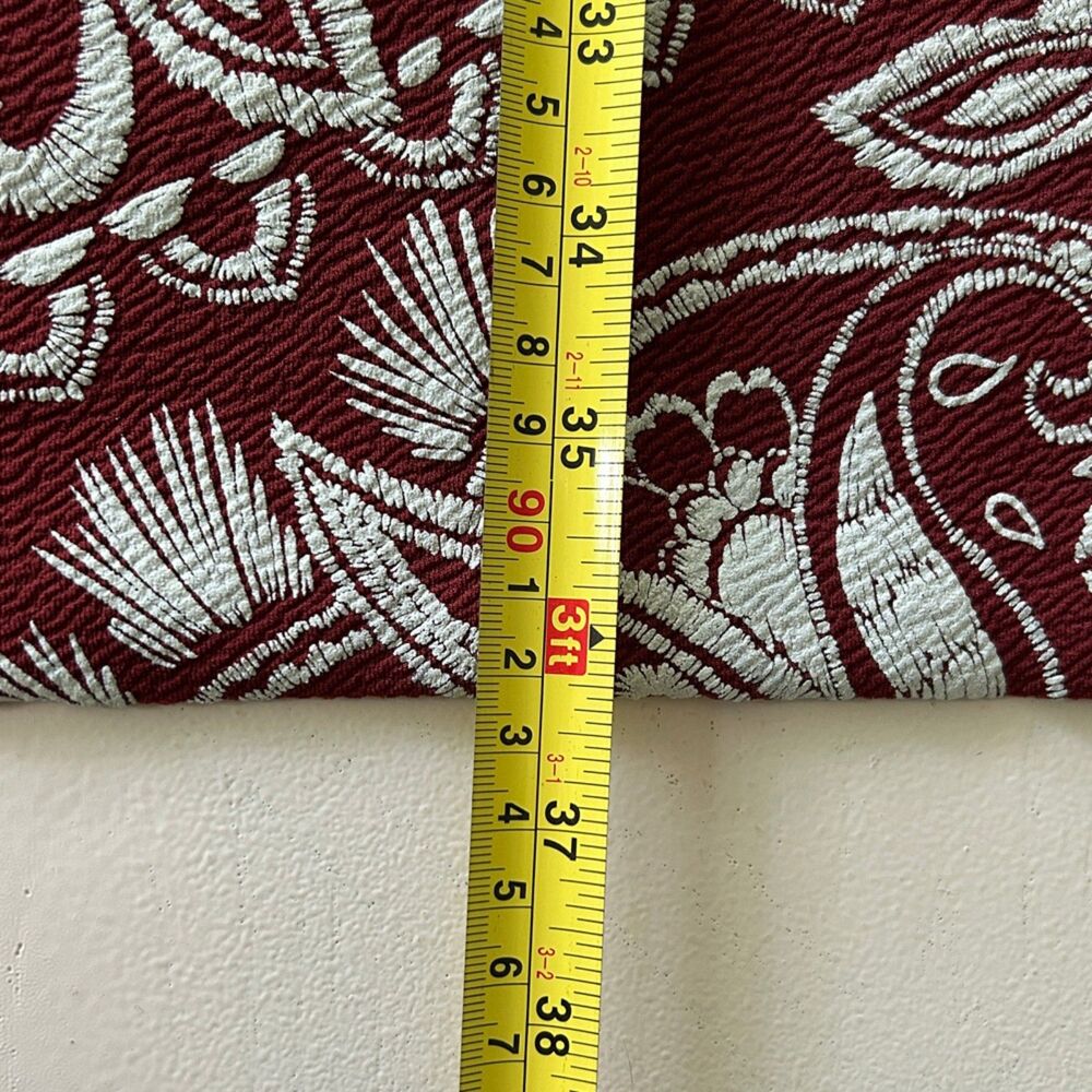 NWT ZARA Basic Embroidered Knit Sheath Dress (L) in Burnt Brick & White Paisley - Picture 13 of 14
